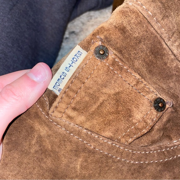 Skotts Suede Brown Jeans - Picture 4 of 11